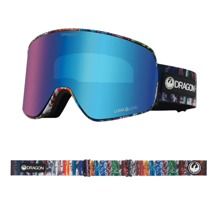 DRAGON NFX2 Chris Benchetler Blue Ion + Violet snow goggles
