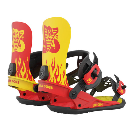 UNION Cobra Dogs (yellow/red) snowboard bindings