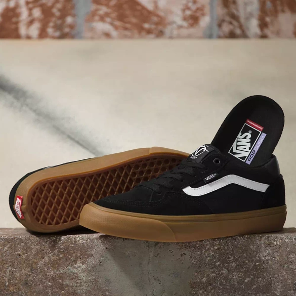 VANS Rowan (black/gum) skate shoes black/gum Shoes \ Shoes \ All