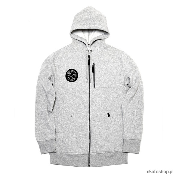 CAPITA The Mothership Zip (grey) zip hoodie Clothing \ Street