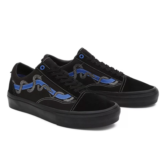 Skate Old Skool X Breana Geering (blue/black) skate shoes blue/black