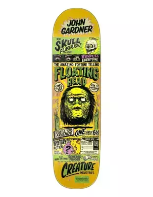 Creature Gravette Hippie Bomber 8.3in X 32.2in skateboard deck