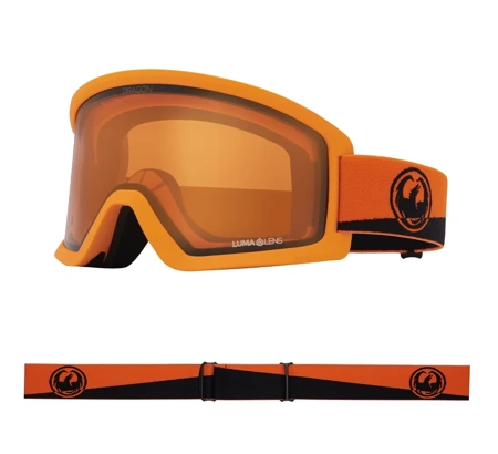 DRAGON DX3 L OTG Zest Lumalens Amber snow goggles