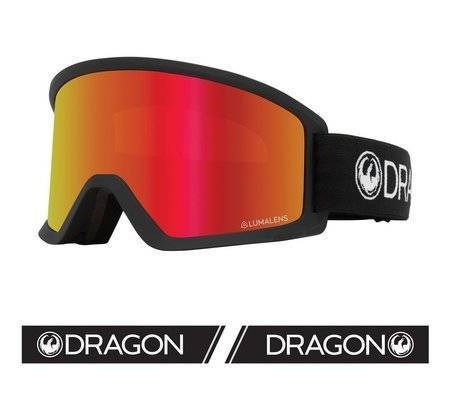 DRAGON DX3 OTG '21 black red ionized snow goggles