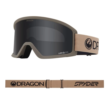 DRAGON DX3 OTG Cashmere Spyder Lumalens Dark Smoke snow goggles