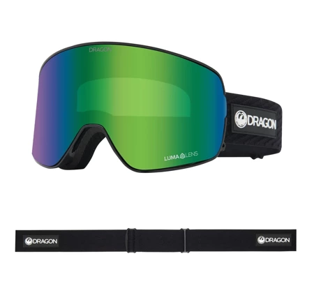 DRAGON NFX2 Icon Green Ion + Amber snow goggles