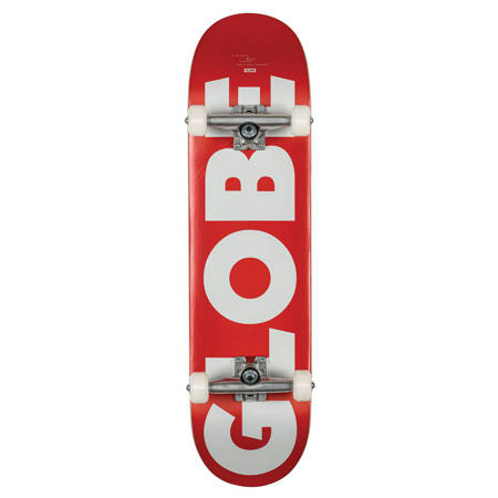 GLOBE G0 Fubar (red/white) 8.25" skateboard