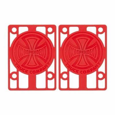 INDEPENDENT Riser Pads 1/8 Red
