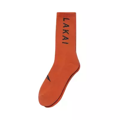 LAKAI Simple Crew (muted red) socks