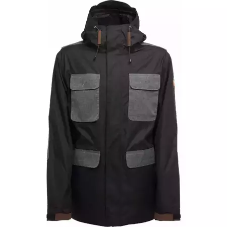 SESSIONS Airborne (black) snowboard jacket