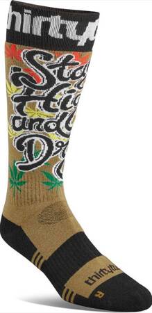 ThirtyTwo  Double Sock (black/tan) snowboard socks