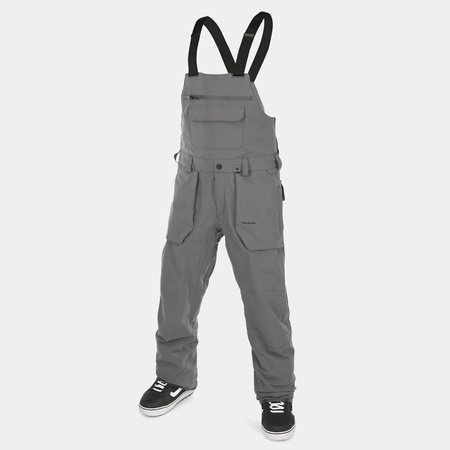 Volcom Roan Bib Overall (dark grey) snowboard pants