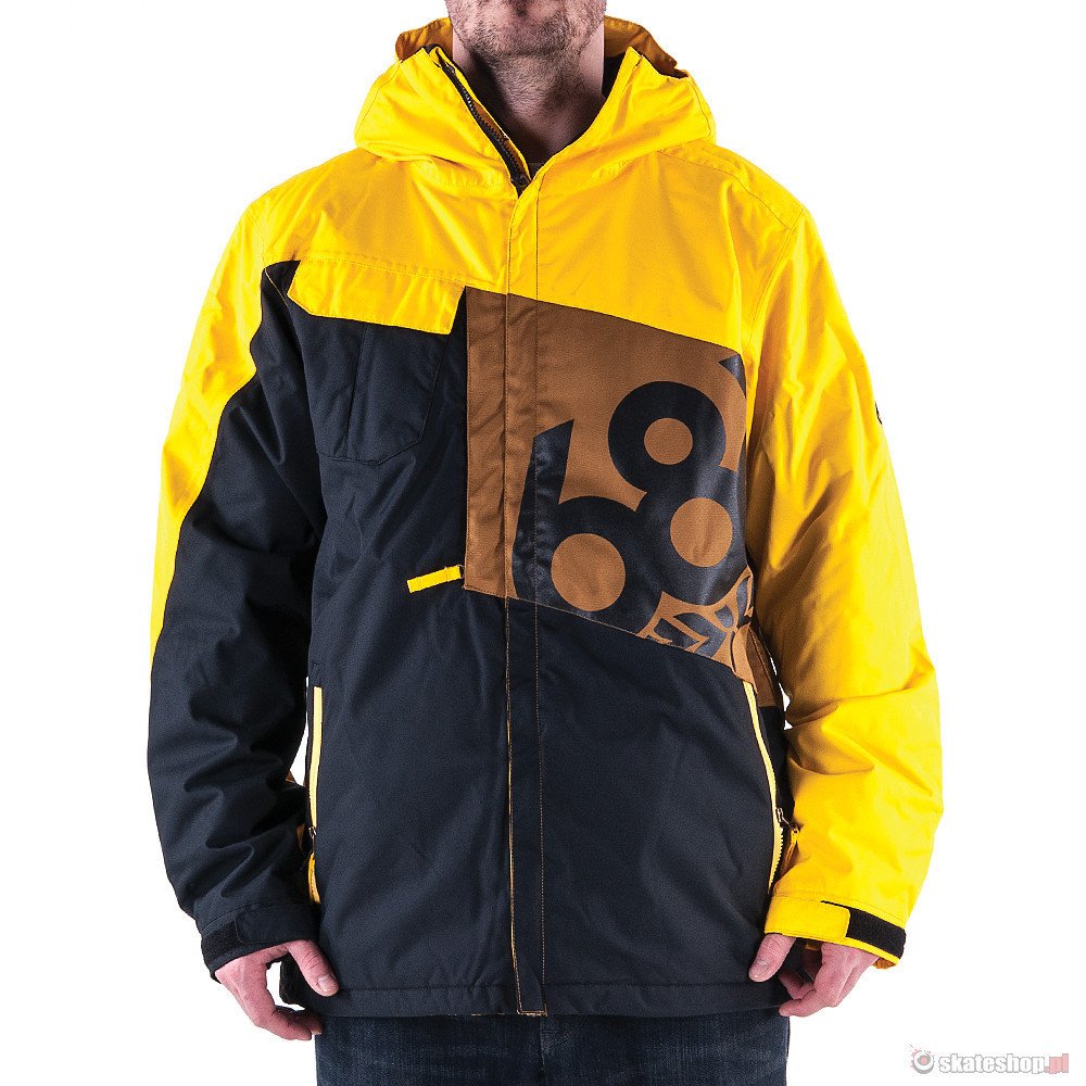 686 Mannual Iconic (yellow) snowboard jacket