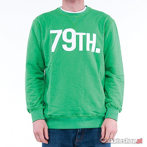 79th Logo Crew (green/white) sweatshirt