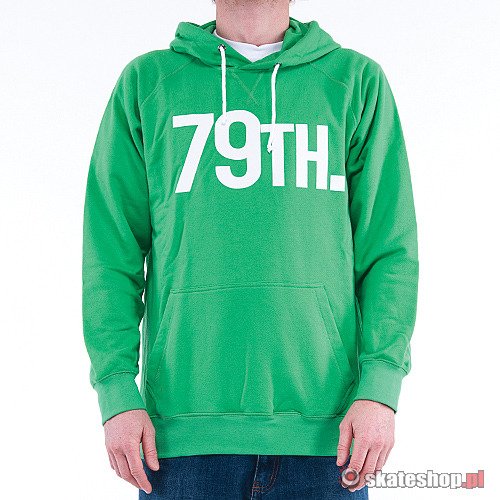 79th Logo H (green/white) hood sweatshirt