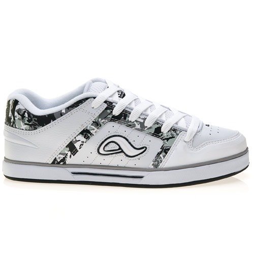ADIO Kenny Anderson V2 (white/black/grey) shoes | | Skateshop ...