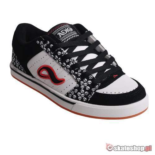 ADIO Snap WMN black/white/red shoes