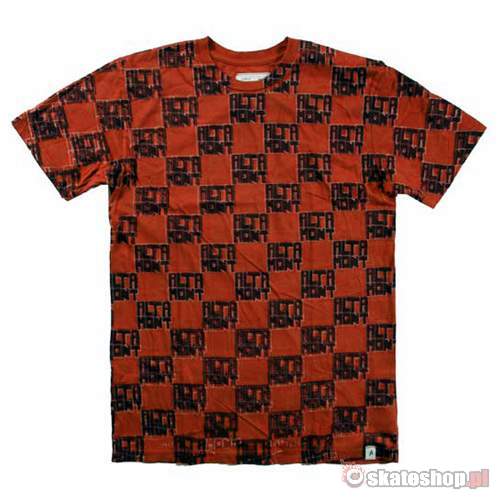 ALTAMONT Check red t-shirt
