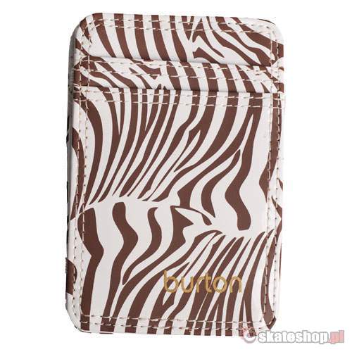 BURTON Mini WMN zebra wallet