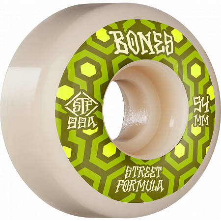 Bones Retros V1 Standards 54mm Street Tech Formula 99A skateboard wheels (4pcs)
