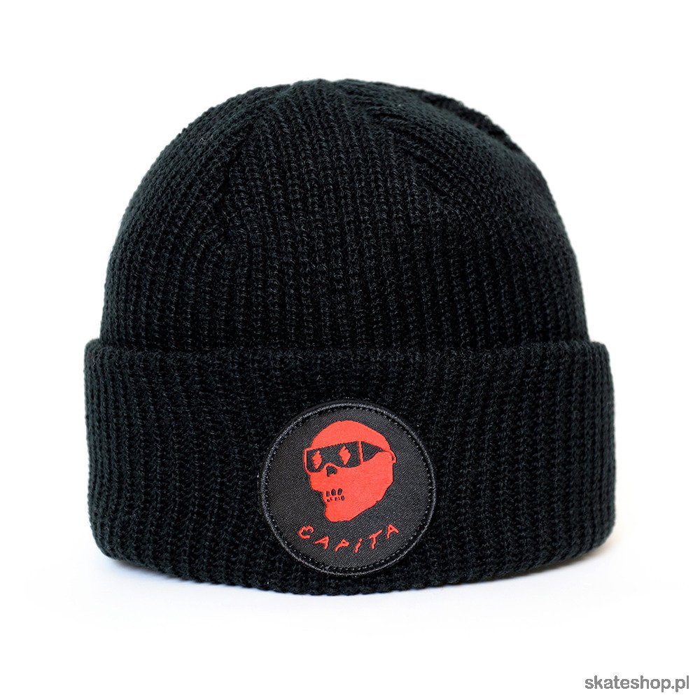 CAPITA MOD black beanie Clothing Street Beanies Skateshop snowboard skateboard pants hoods shoes jackets skate shop