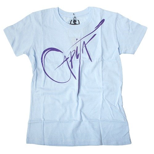 CAPITA Script 08 WMN blue t-shirt