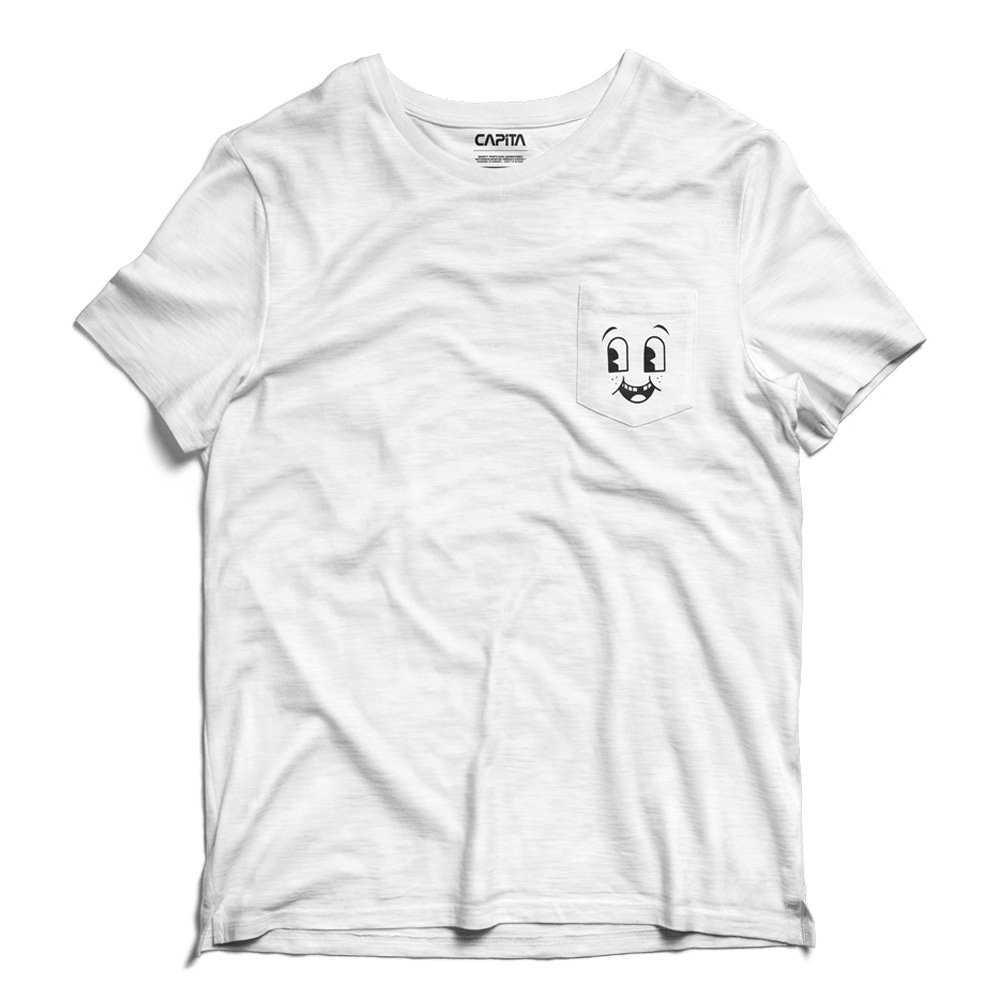 CAPITA Spring Break Slushy Pocket '22 (white) t-shirt