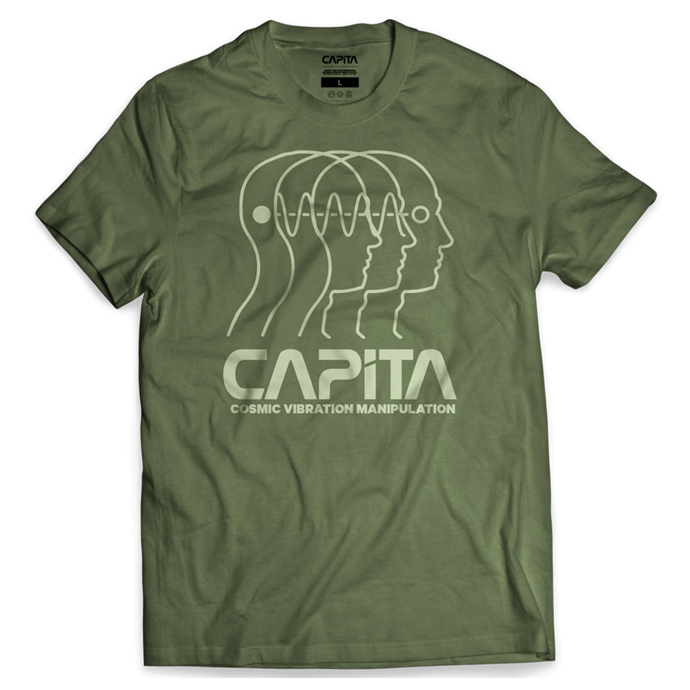 CAPITA Vibrations Tee '22 (sage) t-shirt