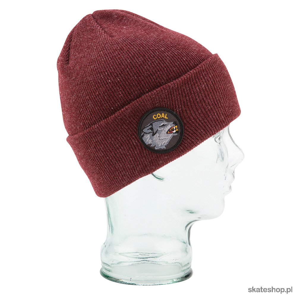 COAL The Gray (heather burgundy) winter hat