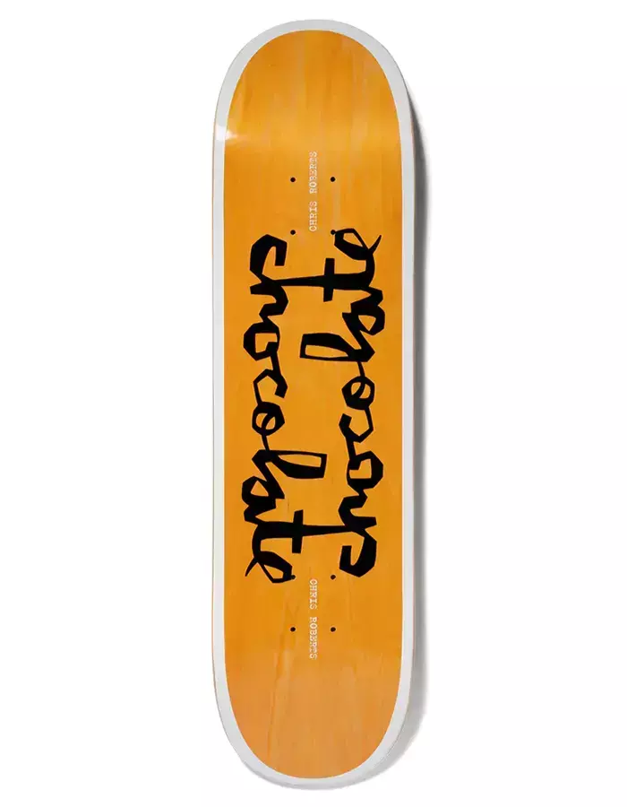 Chocolate Roberts Twin Chunk Orange 8.25 skateboard deck