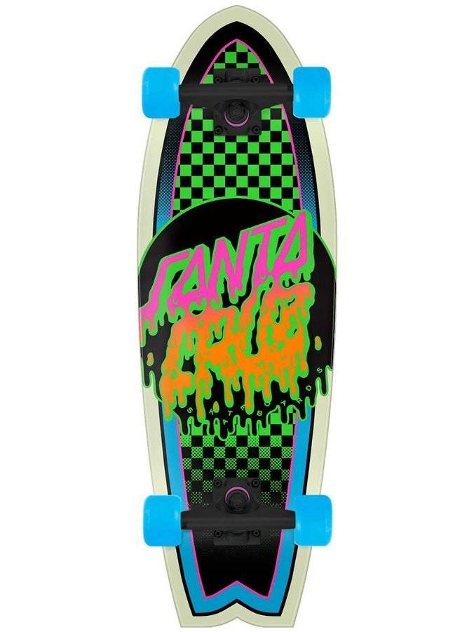 Cruzer Santa Cruz Rad Dot 8.8 &quot;X 27.7&quot; Shark Skateboard