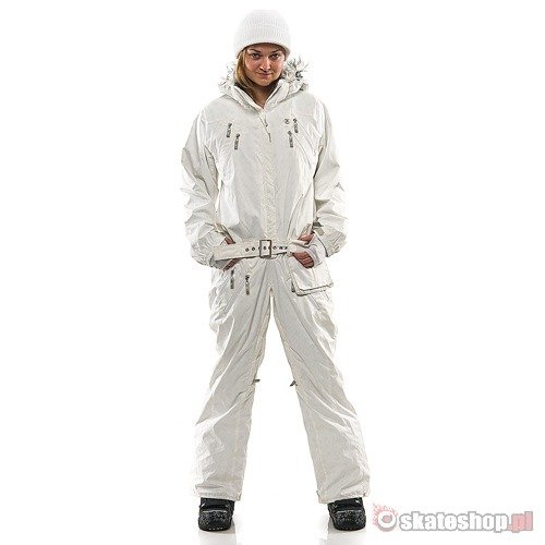 DC Abbe WMN white snowboard suit
