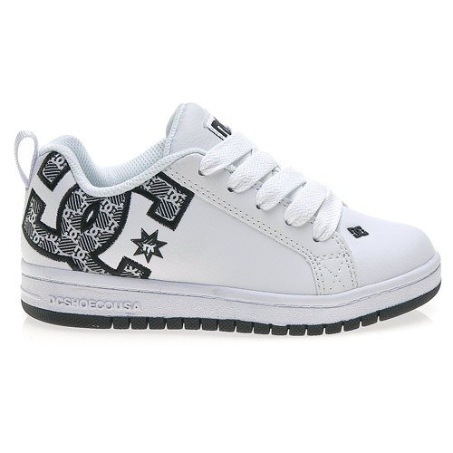 DC Court Graffik SE Y'S (white/black/monogram) shoes