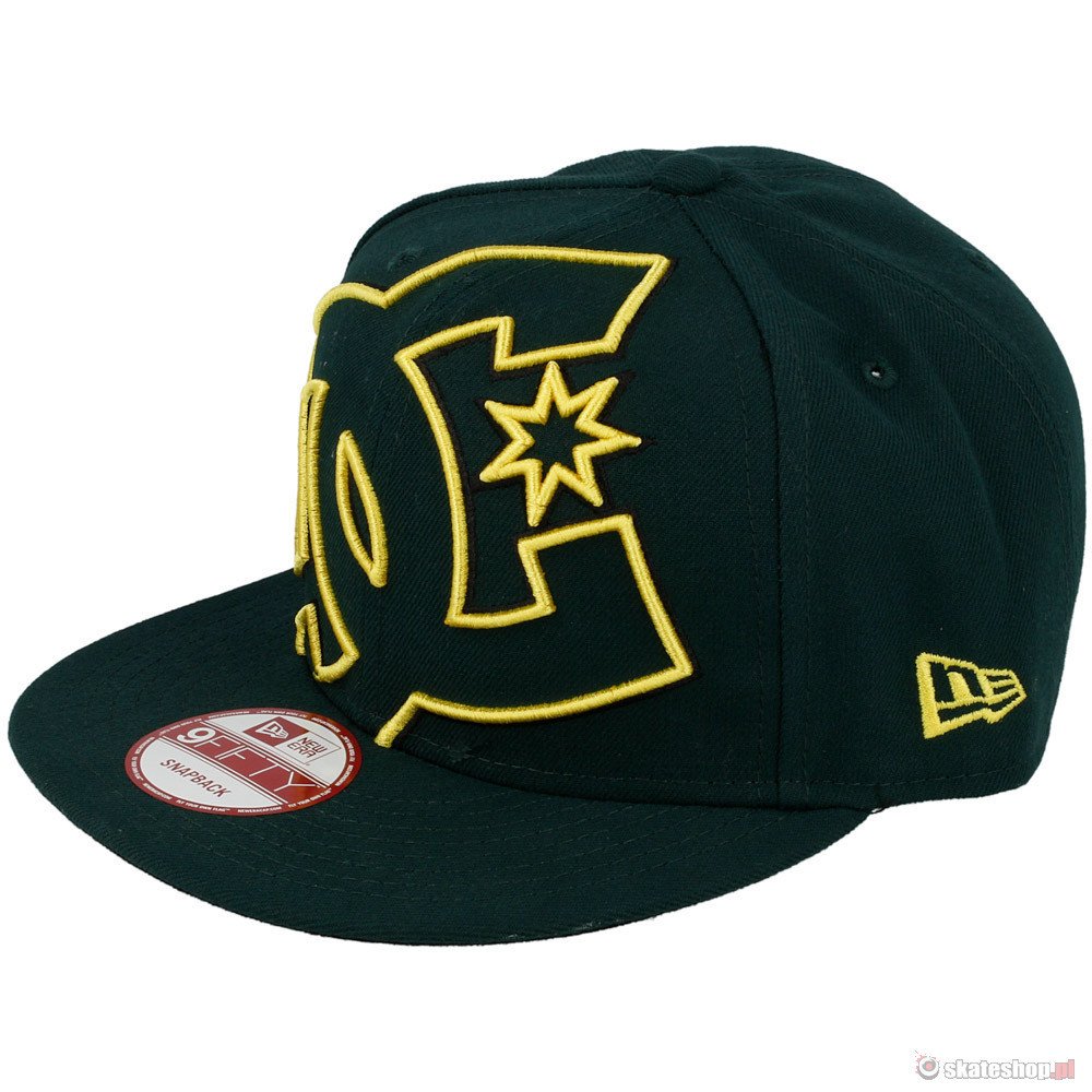 DC Double Up Snapback '14 (green/yellow)