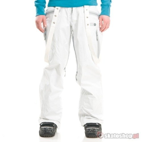 DC Mitre WMN white snowboard pants
