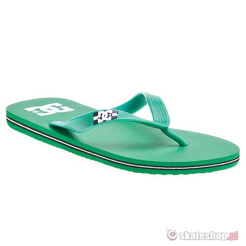 DC Spray (emerald/white) flip flops