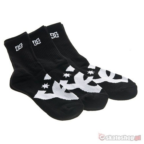 DC Willis II black/white socks 