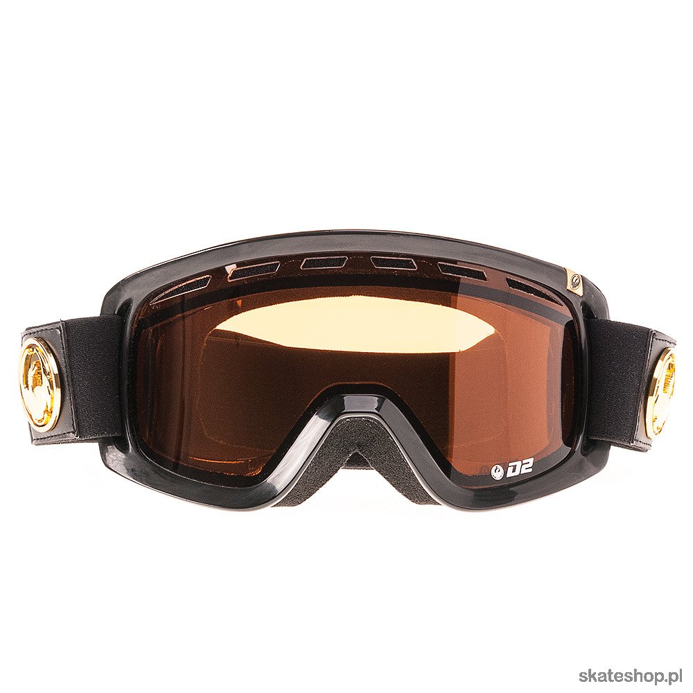 DRAGON D2 (jet/amber) snow goggles 