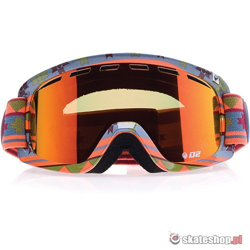 DRAGON D2 (peruvian/red ionized) snow goggles + Amber lens