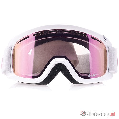 DRAGON D2 (white/pink ionized) snow goggles + Ionized lens