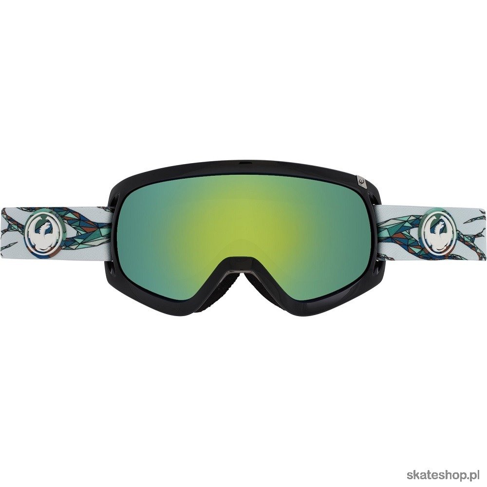 DRAGON D3 One (form/smoke gold+yellow/red ion) snow goggles 