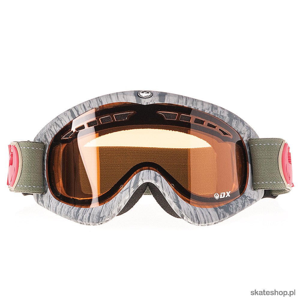 DRAGON DX (woodgrain/amber) snow goggles 