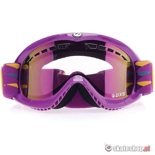 DRAGON DXS (purple mountains/pink ionized) snow goggles + pink