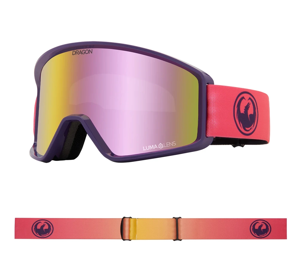 DRAGON DXT OTG Fade Pink Lite Lumalens Pink Ionized snow goggles