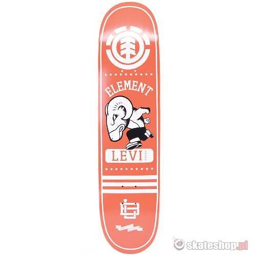 ELEMENT Levi Varsity (red/white) 7.875 skateboard
