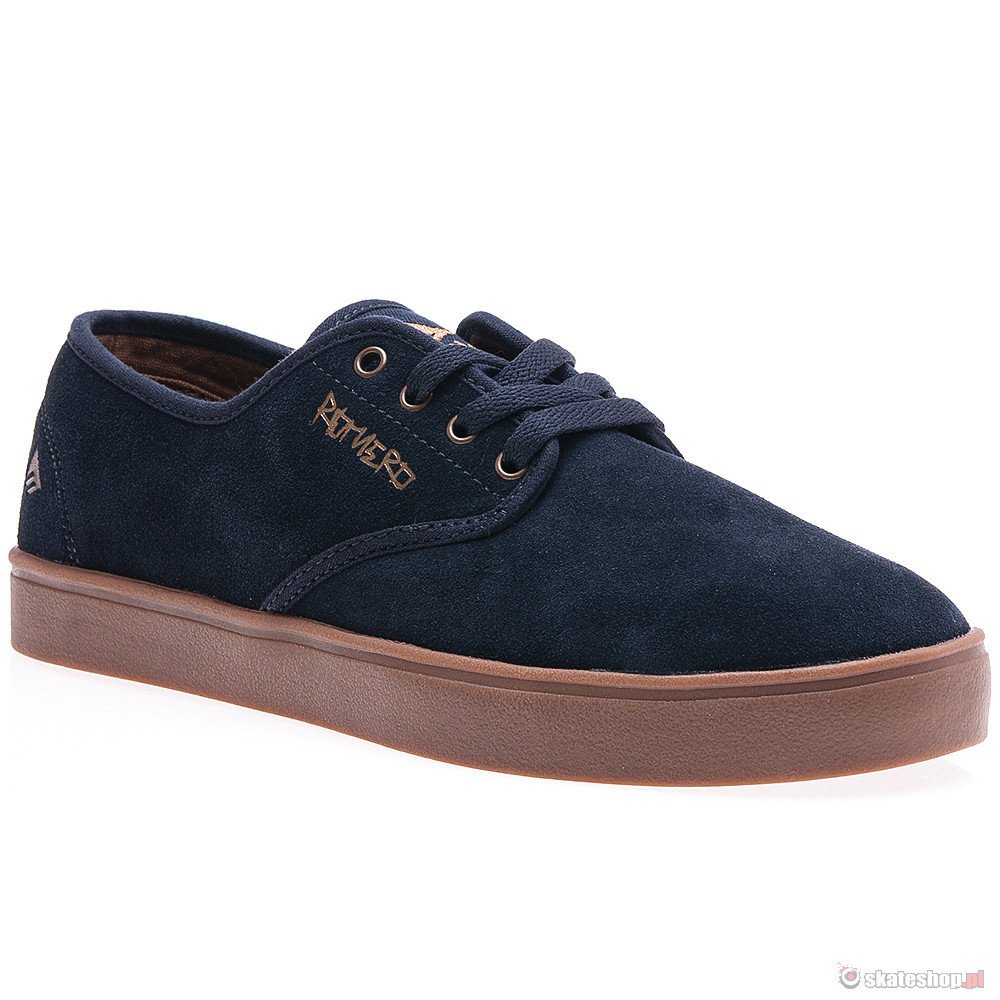EMERICA Laced by Leo Romero '13 (navy/gum/gold) shoes