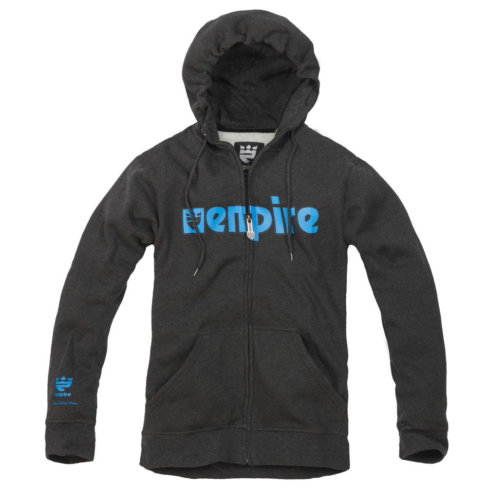 EMPIRE Warrior (graphite/blue) zip hoodie