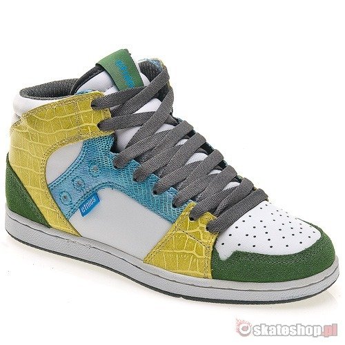 ETNIES Perry Mid WMN green/white/yellow shoes