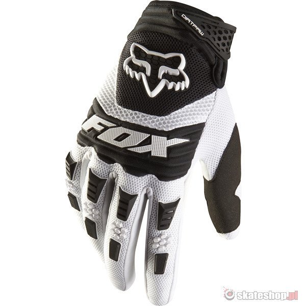 FOX Dirtpaw (white) bike gloves