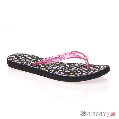 Flip-flops DC Solana Wmn (black/crazy pink/turquoise)